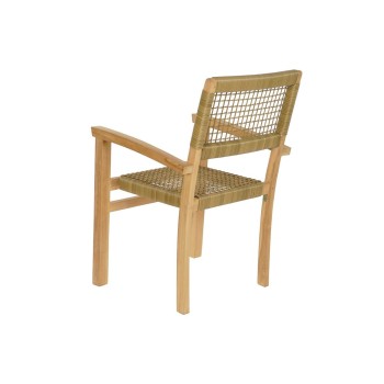 Conjunto de mesa com 4 cadeiras DKD Home Decor 100 x 100 x 75 cm