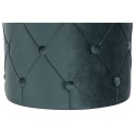 Repose-pied DKD Home Decor 36 x 36 x 44 cm Polyester Velours Bois MDF