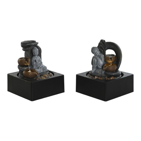 Garden fountain DKD Home Decor Buddha Resin 18 x 18 x 22 cm Oriental (2 Units) Garden fountain DKD Home Decor Buddha Resin 18 x 18 x 22 cm Oriental (2 Units)