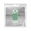 Set di Coltelli Algon Argentato Riutilizzabile 20 cm 50 Unità