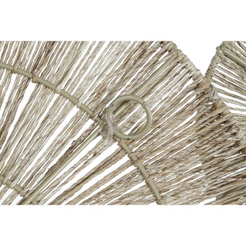 Decorazione da Parete DKD Home Decor Marrone Naturale Tropicale 115 x 1 x 45 cm