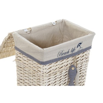 Korb-Set DKD Home Decor 47 x 35 x 56 cm Polyester Spiralen (5 Stück)