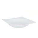 Prato Fundo Zen Porcelana Branco (20 x 20 x 3,5 cm)
