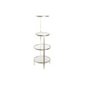 Mensole DKD Home Decor 32,5 x 30 x 86 cm Cristallo Dorato Metallo