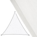 Vele parasole Vela sombreo Bianco 5 x 5 m 500 x 500 x 0,5 cm Tenda