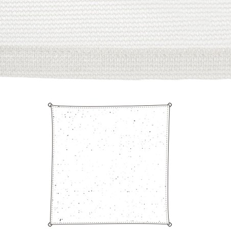 Voiles d'ombrage Vela sombreo Blanc 3 x 3 m 300 x 300 x 0,5 cm Auvent