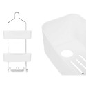 Shower Hanger Berilo W7072 - 382 White Metal Plastic 28 x 60 x 14 cm (6 Units)