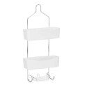 Shower Hanger Berilo W7072 - 382 White Metal Plastic 28 x 60 x 14 cm (6 Units)