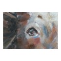 Pintura DKD Home Decor Caw 100 x 3,5 x 100 cm Vaca Cottage (2 Unidades)