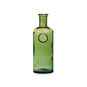 Garrafa Stamp Verde 11,7 x 33,5 x 11,7 cm Decoração (6 Unidades)