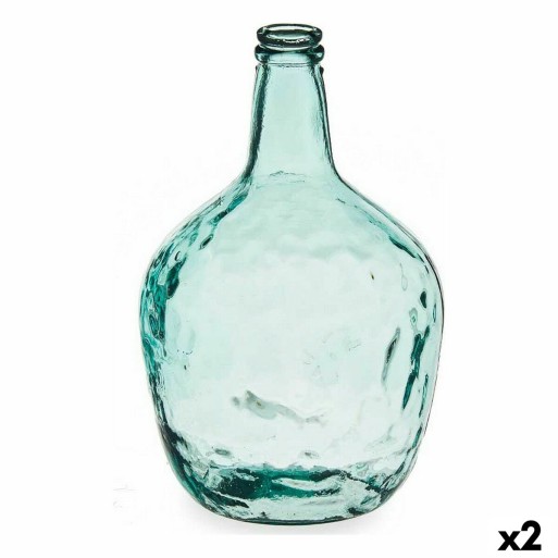 Bouteille Carafe Transparent 8 L 22 x 37,5 x 22 cm Décoration (2 Unités)