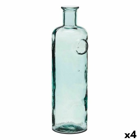 Flasche Stamp Durchsichtig 14 x 44 x 13 cm Dekoration (4 Stück) Flasche Stamp Durchsichtig 14 x 44 x 13 cm Dekoration (4 Stück)