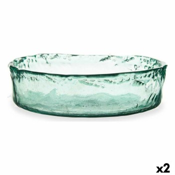 Centrotavola Trasparente 30 x 8 x 30 cm (2 Unità)
