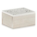 Decorative box 16 x 8 x 11 cm Wood (6 Units)