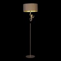 Luminária de chão DKD Home Decor 8424001827312 44 x 44 x 166 cm Preto Dourado Metal Branco Resina 220 V 50 W (2 Unidades)