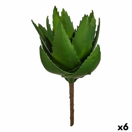 Pianta Decorativa Ibergarden YD181153 Plastica Aloe Vera 13 x 24,5 x 14 cm (6 Unità)