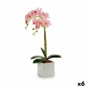 Pianta Decorativa Ibergarden A18124-50-2WH Plastica Orchidea 18 x 47 x 14 cm (6 Unità)