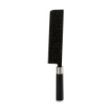 Macheta de Cocina Kinvara KT11-5604M08 Negro Acero Inoxidable Plástico 5,3 x 33 x 2,3 cm Mármol (12 Unidades)