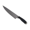 Faca de Cozinha Kinvara KT11-5603-01 Preto Prateado Aço inoxidável Plástico 5 x 2 x 33 cm (12 Unidades)