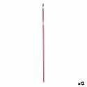 Mazza per la Scopa 2,3 x 130 x 2,3 cm Rosa Metallo (12 Unità)