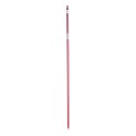 Mazza per la Scopa 2,3 x 130 x 2,3 cm Rosa Metallo (12 Unità)