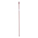 Mazza per la Scopa Righe 2,3 x 130 x 2,3 cm Rosso Metallo (12 Unità)