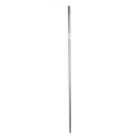 Mazza per la Scopa 2,3 x 130 x 2,3 cm Grigio Metallo (12 Unità)