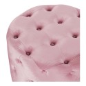 Reposapiés DKD Home Decor Rosa Velvet Madera MDF Glam (2 pcs)
