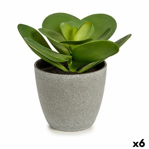 Planta Decorativa Ibergarden YC184572 Plástico 18 x 18,5 x 18 cm (6 Unidades)