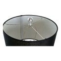 Lâmpada de mesa DKD Home Decor Preto Prateado Resina 60 W 220 V 33 x 33 x 74 cm