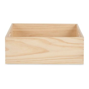 Caixa Decorativa madeira de pinho 35 x 14 x 40 cm (4 Unidades)
