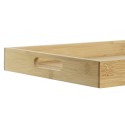 Tabuleiro DKD Home Decor Natural Bambu 43 x 27 x 4,5 cm