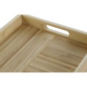 Tabuleiro DKD Home Decor Natural Bambu 43 x 27 x 4,5 cm
