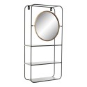 Bathroom Shelves DKD Home Decor Crystal Black Metal (32 x 12 x 65 cm)