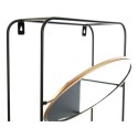 Bathroom Shelves DKD Home Decor Crystal Black Metal (32 x 12 x 65 cm)