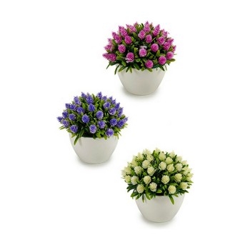 Planta Decorativa Ibergarden A16120-094 Plástico Bloemen 14 x 12,5 x 14 cm (12 Unidades)