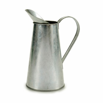 Vaso Ibergarden J60700-B Argentato Zinco Modello Scaldalatte 17 x 21,5 x 11,3 cm (24 Unità)