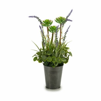 Pianta Decorativa Ibergarden XD16-818 Metallo Plastica Lavanda 13 x 40 x 13 cm (12 Unità)