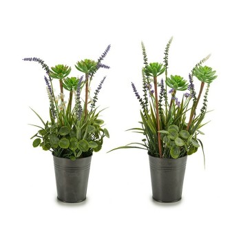 Pianta Decorativa Ibergarden XD16-818 Metallo Plastica Lavanda 13 x 40 x 13 cm (12 Unità)