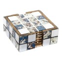 Base para Copos DKD Home Decor Resina Madeira MDF (6 pcs)