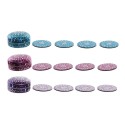 Base para Copos DKD Home Decor Alumínio Madeira MDF (3 pcs)
