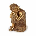 Figura Decorativa Buda Sentado Dourado 20 x 30 x 20 cm (4 Unidades)