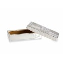 Guarda-Joias Prateado Cerâmica 10,2 x 6,3 x 20,5 cm (6 Unidades)