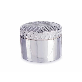 Guarda-Joias Prateado Cerâmica 13,5 x 9,5 x 13,5 cm (6 Unidades)