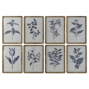 Bild DKD Home Decor Moderne Botanische Pflanzen 50 x 2,5 x 70 cm (8 Stück)