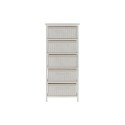 Cómoda DKD Home Decor Branco Bambu Madeira de paulónia 42 x 32 x 98 cm