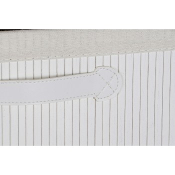 Schubladenschrank DKD Home Decor Weiß Bambus Paulonia-Holz 42 x 32 x 81 cm