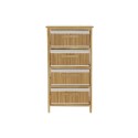 Cómoda DKD Home Decor Natural Bambu Madeira de paulónia 42 x 32 x 81 cm