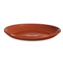 Piatto da pranzo Argilla cotta 23 x 2 x 23 cm Carne (10 Unità)