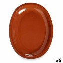 Travessa para o Forno Barro cozido 6 Unidades 24,5 x 3 x 30,5 cm